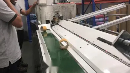 Machines entièrement automatiques de coupeur de noyau de tuyau de papier de double couteau